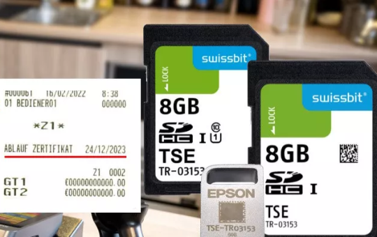 Neue TSE Lizenz für Sharp Registrierkassen und Multi Data Kassen SamPOS und Sam4s