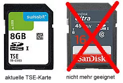 Unterschied TSE-Karte und normale SD-Karte