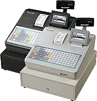 Bedienungsanleitung für Sharp Registrierkasse XE-A217 W/B