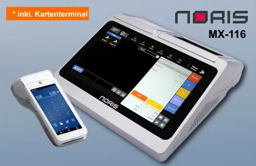 Noris Kassensystem MX-116 inklusive Kartenterminal