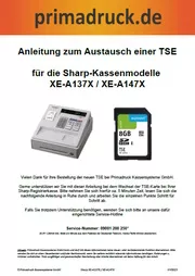 Kassenmodell Sharp XE-A137 / -147