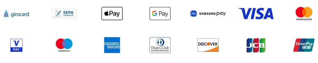 verschiedene Zahlarten bei günstigen Kartenterminals