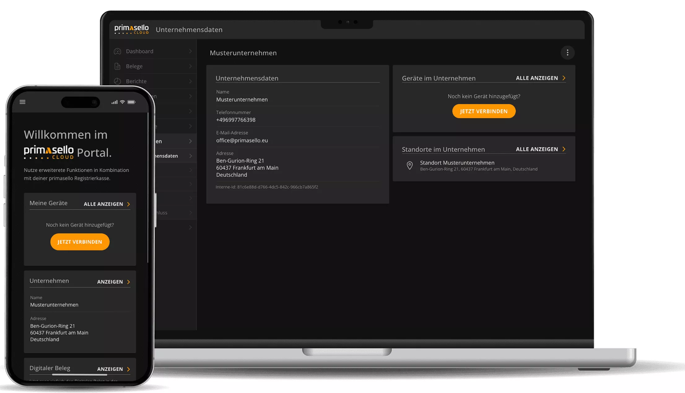primasello Cloud mit Datensicherung, Fiskal-Export, Echtzeit-Berichte und vielem mehr