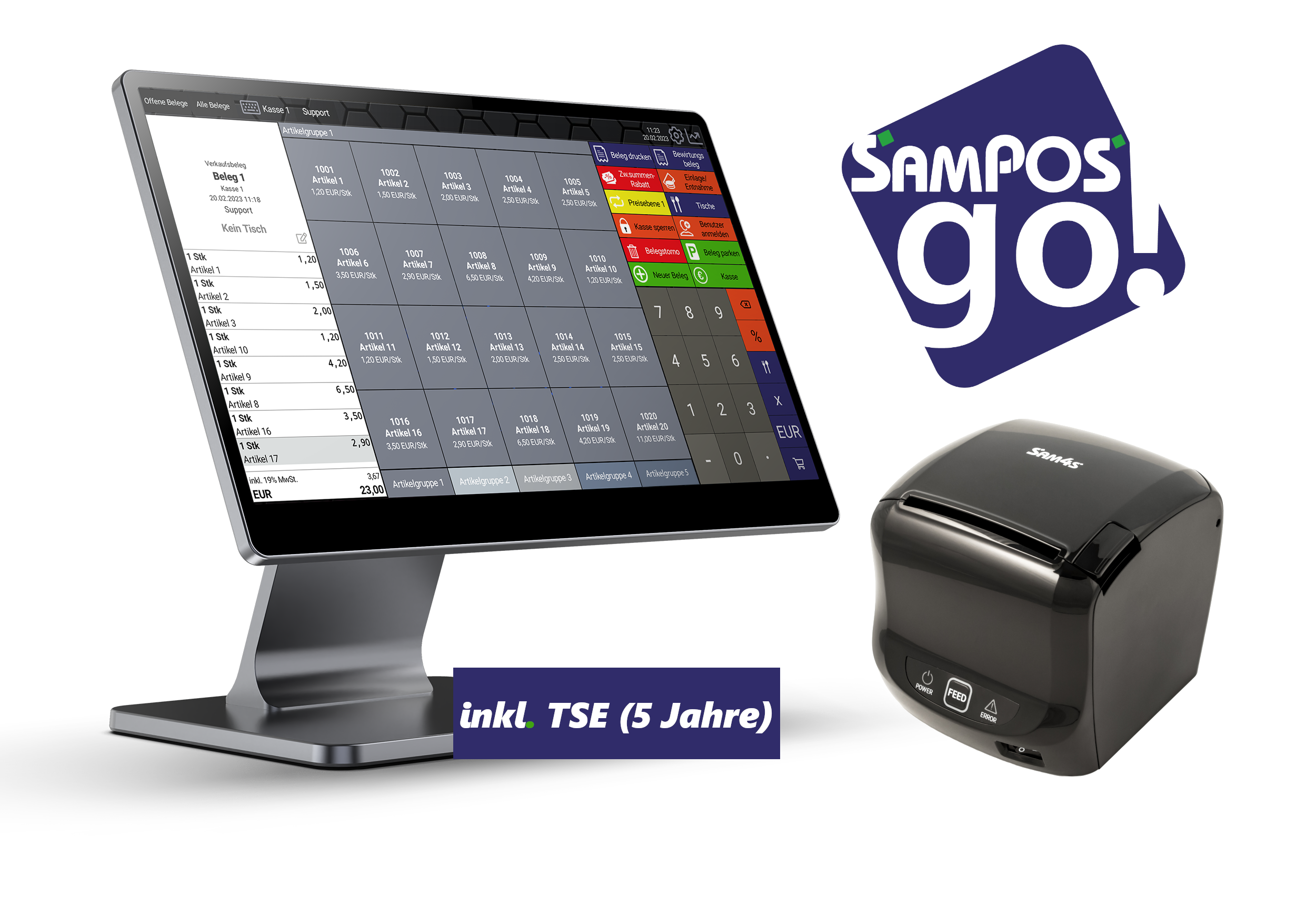 MultiData SamPOS go! Paket XL (Swan 1)
